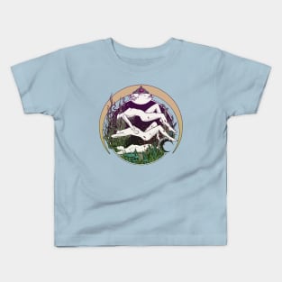 Moon Goddess Kids T-Shirt